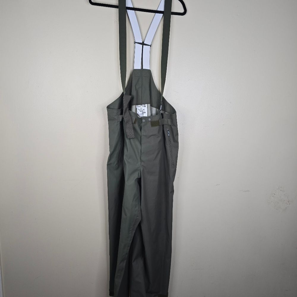 New German gore tex 1989 military water bib overalls size 52 54 xxl
